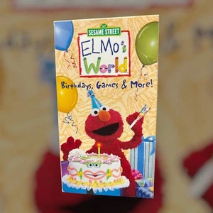 Sesame Street Elmo's World VHS 2001 Kids Educational Sony Wonder - Imagen 1 de 2