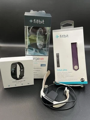 Lote Fitbit, 3 Unidades y 1 Banda Alta No Probada, Solo Para Piezas Foto 1 de 4