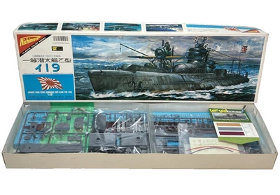 Kit Modelo Plástico Motorizado Submarino Nichimo 1/200 I-19 Armada Imperial Japonesa Foto 1 de 4