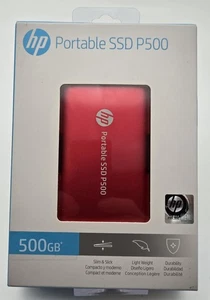 HP Portable SSD P500 500GB Hard Drive - Brand New Sealed - Picture 1 of 6