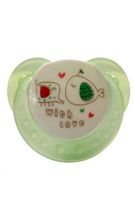 FABIMONTI ABDL Schnuller Beruhigungssauger Erwachsene sauger with love - Grün