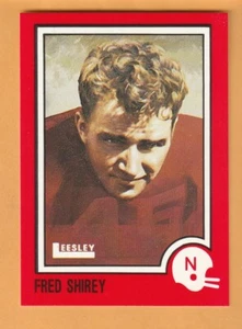 Fred Shirey Nebraska Cornhuskers 1989 Card #82 Latrobe Pennsylvania 6Z - Imagen 1 de 2