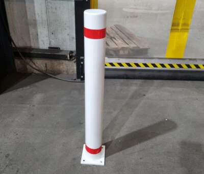 HINKEN Absperrpfosten, Rammschutz Poller 14cm Durchmesser Anfahrschutz Poller 1m