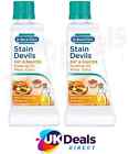 2 x Dr Beckmann Stain Devils Cooking Oil and Fat Pizza Curry Sauce 50 ml