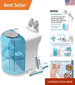 Electric Nasal Rinse & Suction System with 30 Saline Packets - Cost-Effective - Picture 1 of 11