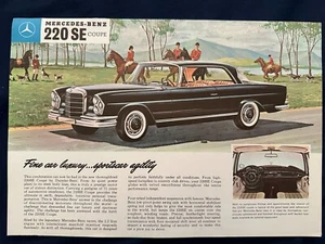 Mercedes-Benz 220 SE Coupe spec sheet - Picture 1 of 2