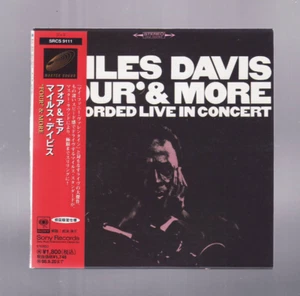 (CD) MILES DAVIS - Four & More Live / Japan / Mini LP Cover w/ OBI - Picture 1 of 2