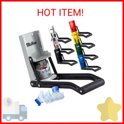 Mckay 12 OZ. Trituradora de latas de metal, trituradora de latas montada en la pared, trituradora de latas para reciclaje Foto 1 de 2