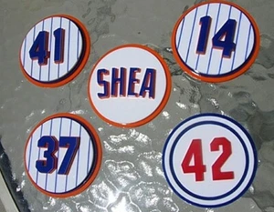 METS 3D sign ANY number signs SET art New Jersey NY York Retired Mays 24 10 - Picture 1 of 18