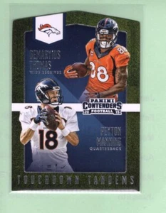 *2015 Contenders Football Touchdown tandems Manning/ Thomas no.173 broncos - Picture 1 of 1