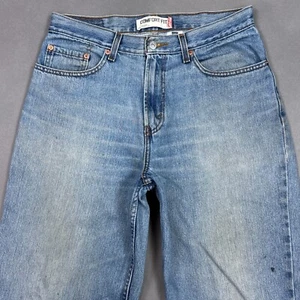 Levis Jeans Mens 32x30 Blue 560 Loose Light Washout Thrashed Distressed Workwear - Picture 1 of 23