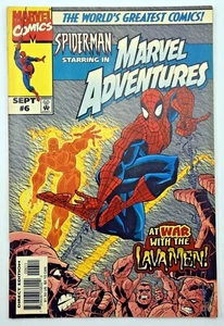 Marvel Adventures #6 - mit Spiderman Lava Men (Sept.1997, Marvel) sehr guter Zustand  - Bild 1 von 8