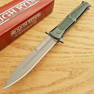 Rough Ryder Liner Folding Knife 3.75" Stainless Steel Blade Aluminum Handle - Picture 1 of 11