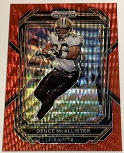 2022 Panini Prizm Deuce McAllister Red Wave Prizm/149 #216 - Foto 1 di 2