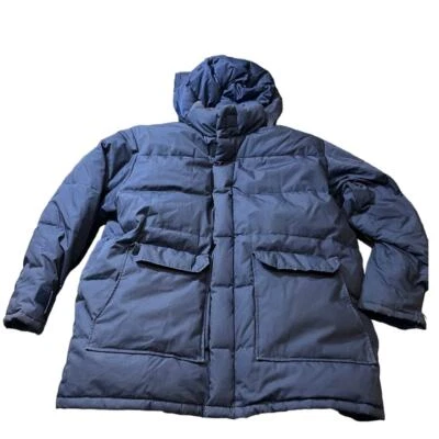 Abrigo Chaqueta Parka Invierno Plumón de Ganso Cabelas Vintage Azul Para Hombre Talla XL Foto 1 de 4