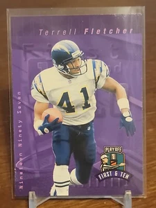 1997 Playoff First and Ten Football Card #41 Terrell Fletcher - Picture 1 of 2