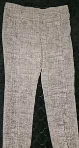 Women's Ann Taylor Salt & Pepper Dress Capri Cropped Pants Size 8 - Picture 1 of 8