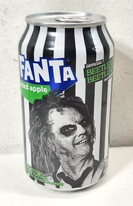 Beetlejuice Fanta Haunted Apple Soda / Pop 12oz Can Limited Edition - Picture 1 of 6