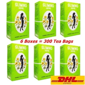 6 scatole dimagranti erbe germaniche dieta slim tè detox bruciare controllo peso - Foto 1 di 6