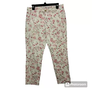Pantaloni Khakis by GAP donna 6 regolari slim città mezza altezza caviglia stampa floreale - Foto 1 di 8