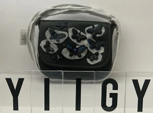 🐼💦 Coach F59360 🐼💦 Leather Patricia Butterfly Black Crossbody Bag 🐼 GB26 - Picture 1 of 8