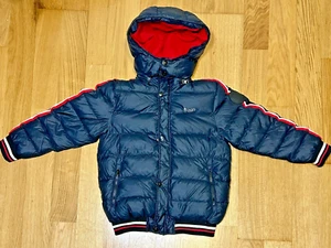 Diesel Blue Waterfowl Down Full Zip Puffer Winter Jacket Boys Size 12 Blue - Picture 1 of 15