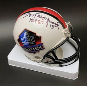 Don Maynard SIGNED Football Hall of Fame Mini Helmet +HOF 87 PSA/DNA AUTOGRAPHED - Picture 1 of 2