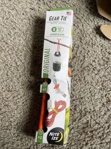 Nite Ize Gear Tie 8-Pack Reusable Rubber Twist Tie - GTBA-A2-R8 - Picture 1 of 4