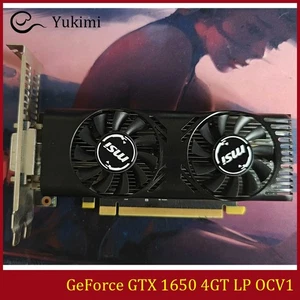 FOR MSI GeForce GTX 1650 4GT LP OCV1 GDDR6 Video Graphics Card Test OK - Picture 1 of 5