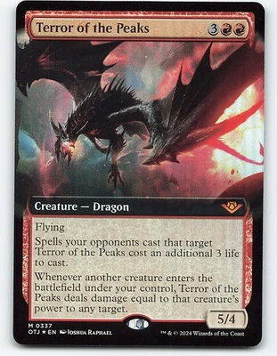 Terror of the Peaks (Extended Art) #337 foil Magic the Gathering Card - Image 1 of 2