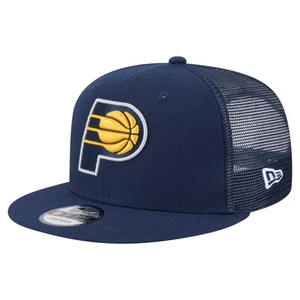 Gorra para hombre New Era azul marino Indiana Pacers malla trasera 9FIFTY Snapback - Imagen 1 de 6