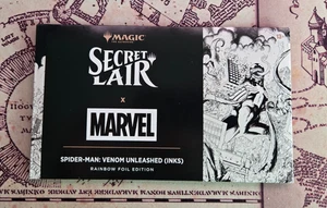 MTG Foil Secret Lair Marvel's Spider-Man: Venom Unleashed Inks New Sealed - Picture 1 of 2