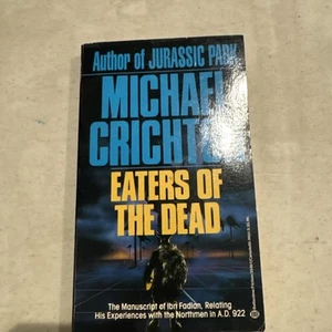 Eaters of The Dead by Michael Crichton 1991 Paperback Book - Zdjęcie 1 z 2