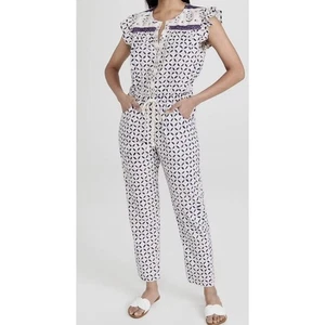 Xirena Liam Sand Castle Baumwoll-Overall mit Blockprint Größe Small - Bild 1 von 7