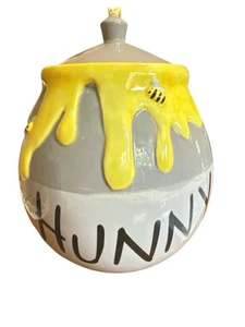 Biscottiera Disney Winnie the Pooh Hunny Pot 10" api miele R difetti quadrati leggi - Foto 1 di 12