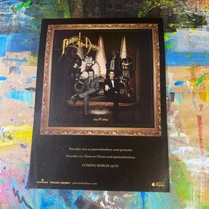 PANIC AT THE DISCO Vicios y Virtudes Álbum Lanzamiento Revista Anuncio Música Rock Arte - Imagen 1 de 4