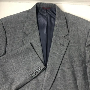 Chaqueta Blazer Hart Schaffner & Marx Para Hombre Lana Gris Heritage Clásico Americano - Imagen 1 de 14