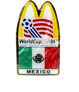  FIFA USA 1994 World Cup Soccer México Commemorative McDonalds Arch Pin Vintage - Bild 1 von 3