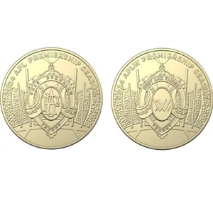 2024 Australian Men's AFL + Women's (AFLW) Premiership $1 Coin Set - Picture 1 of 4