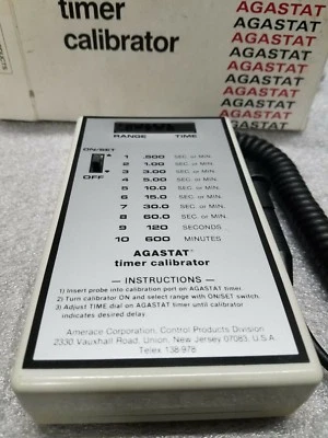 Calibrador temporizador AGASTAT TYCO TC-1 / TC1  Foto 1 de 3