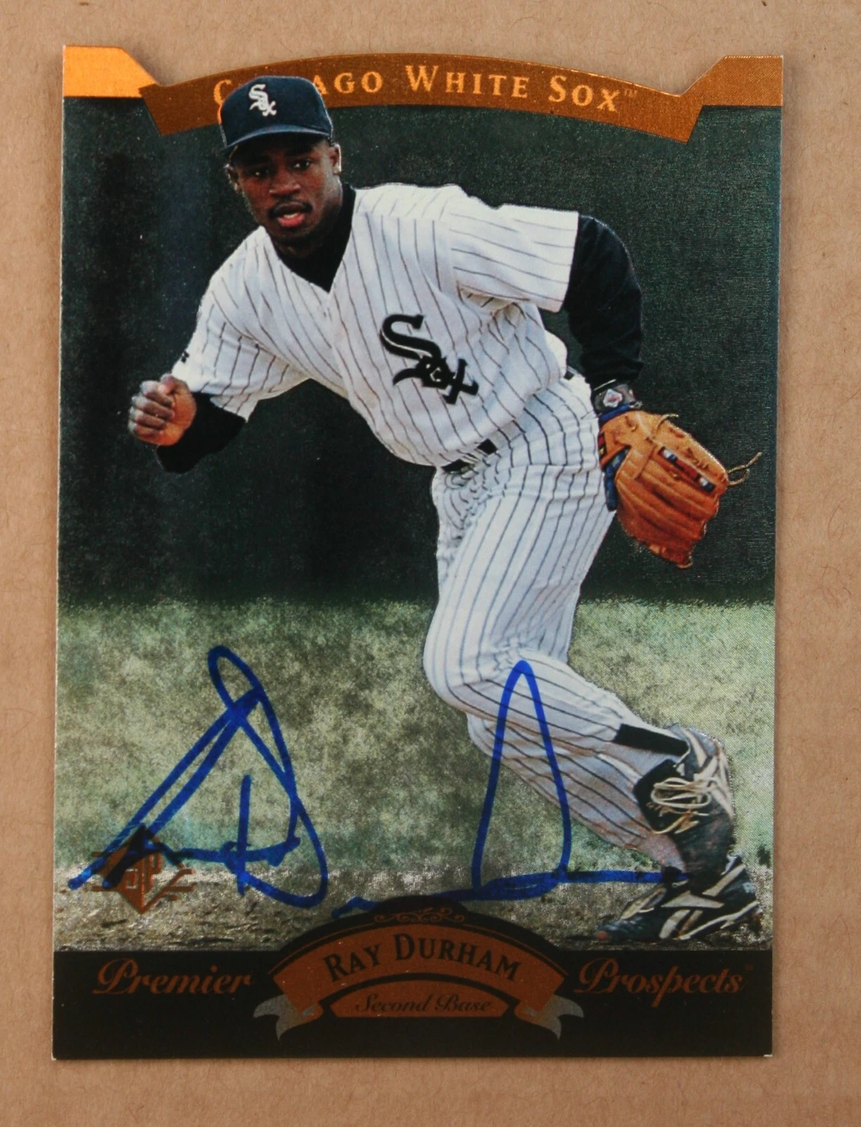 AUTOGRAPHED - Ray Durham Upper Deck #8 Chicago White Sox 1995 SP, Top Prospect