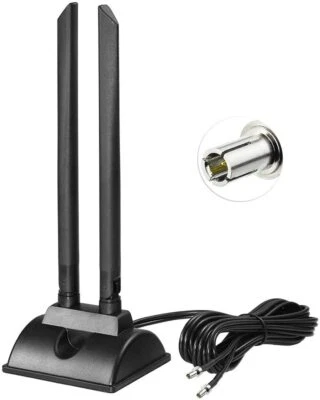 Bingfu 4G LTE TS9 antenna 6 dB MIMO 4G antenna per Huawei E5577 E5573 E5785 E8372 - Immagine 1 di 4