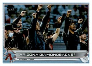 2022 Topps Series 1-Rainbow Foil-Arizona Diamondbacks Team Card-#144