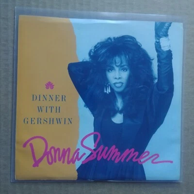 DONNA SUMMER Dinner With Gershwin DJ PROMO 45 7" Vinyl Record R&B SOUL 1987 Foto 1 de 4
