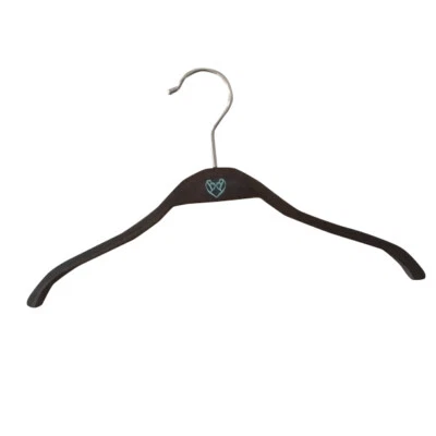 30 ergonomische, edle Designer Holz-Kinderkleiderbügel, dunkelbraun - Bild 1 von 2