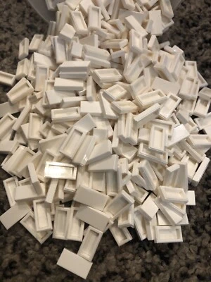Lego Blanco 1x2 Azulejos Acabados Planos X100 Nuevo Foto 1 de 3
