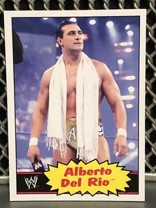 2012 Topps Heritage Alberto Del Rio WWE Wrestling Card #3 CMLL AAA El Patron AEW - Picture 1 of 5