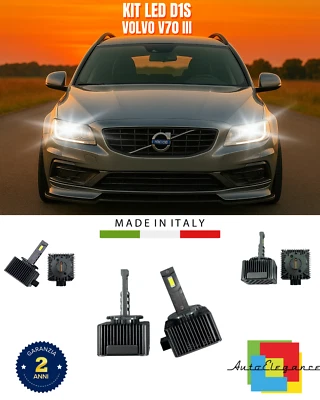 ⭐LAMPADE ANABBAGLIANTI D1S KIT LED 6000K ADATTO PER VOLVO V70 III⭐ - Imagen 1 de 4