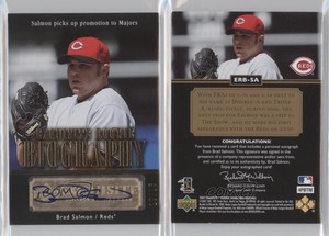 2007 Exquisite Signatures Biography Gold /15 Brad Salmon #ERB-SA Rookie Auto RC