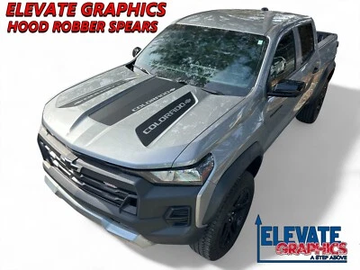 Calcomanías adhesivas de vinilo para Chevy Colorado gráficos capucha rayas ladrón 2023-2025 Foto 1 de 4